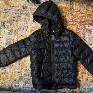 Primary black puffer jacket 18-24mon